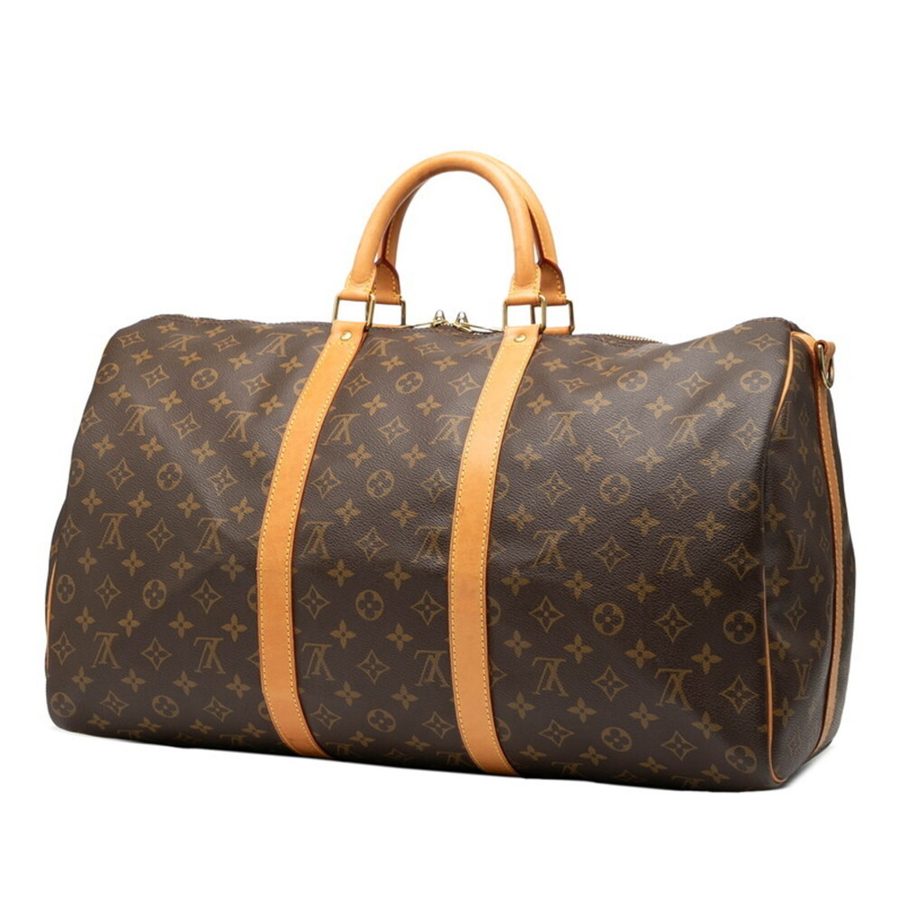 LOUIS VUITTON Authentic Brown Monogram Leather Shoulder Bag - Picture 2 of 6